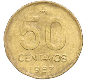 50 сентаво 1987 года Аргентина — Фото №1