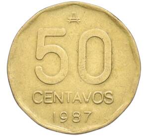 50 сентаво 1987 года Аргентина — Фото №1