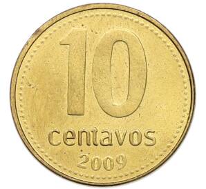 10 сентаво 2009 года Аргентина — Фото №1
