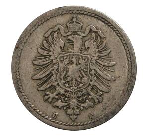5 пфеннигов 1889 года E Германия — Фото №2