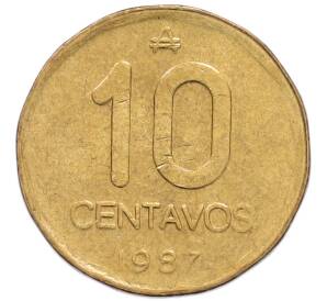 10 сентаво 1987 года Аргентина — Фото №1