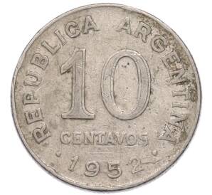 10 сентаво 1952 года Аргентина — Фото №1