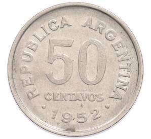 50 сентаво 1952 года Аргентина — Фото №1