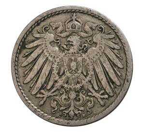 5 пфеннигов 1901 года E Германия — Фото №2