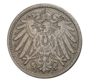 5 пфеннигов 1902 года F Германия — Фото №2