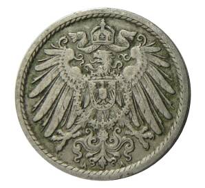 5 пфеннигов 1901 года A Германия — Фото №2