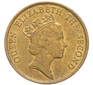 10 центов 1991 года Гонконг — Фото №2