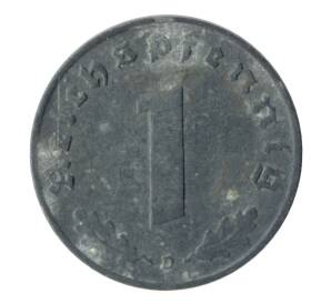 1 рейхспфенниг 1942 года D Германия — Фото №2