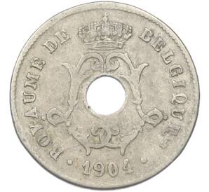 10 сантимов 1904 года Бельгия — Надпись на французском (BELGIQUE) — Фото №1