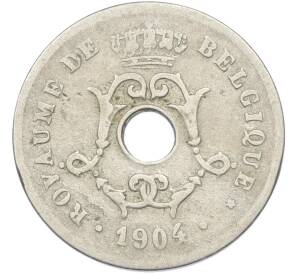 10 сантимов 1904 года Бельгия — Надпись на французском (BELGIQUE) — Фото №1