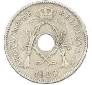 10 сантимов 1929 года Бельгия — Надпись на французском (BELGIQUE) — Фото №1