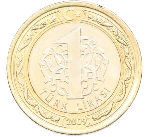 1 лира 2009 года Турция — Фото №1