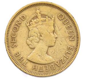 10 центов 1964 года Гонконг — Фото №2