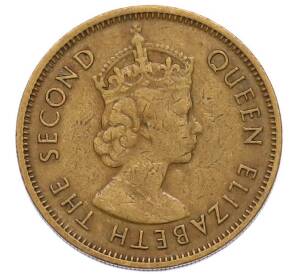 10 центов 1964 года Гонконг — Фото №2