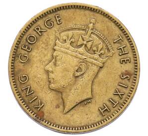 10 центов 1950 года Гонконг — Фото №2