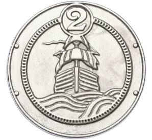 Жетон рекламный «Сантисим (корабль)» (Акция Пятерочки) — Фото №2