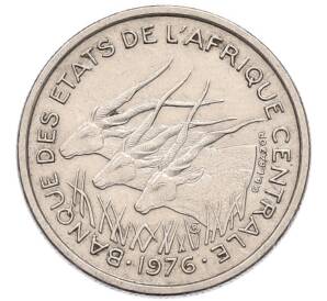 50 франков 1976 года Центрально-Африканский валютный союз — литера C (Республика Конго) — Фото №1