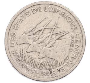 50 франков 1976 года Центрально-Африканский валютный союз — литера B (ЦАР) — Фото №1