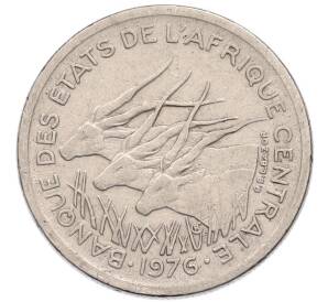 50 франков 1976 года Центрально-Африканский валютный союз — литера C (Республика Конго) — Фото №1