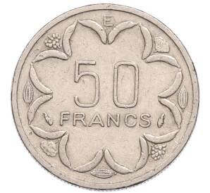 50 франков 1986 года Центрально-Африканский валютный союз — литера E (Камерун) — Фото №2