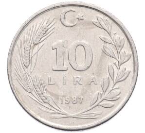 10 лир 1987 года Турция — Фото №1