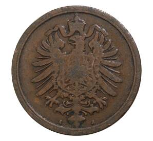 2 пфеннига 1874 года A Германия — Фото №2