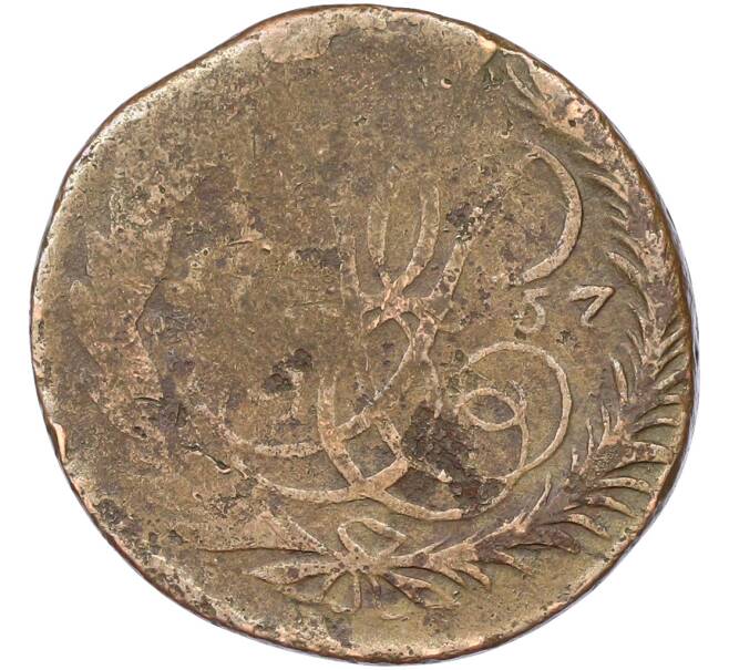 Монета 2 копейки 1757 года (Артикул: K7-0183) — Фото №1