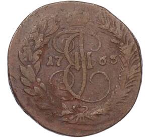 2 копейки 1763 года ММ — Фото №1