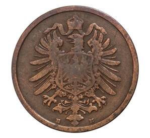 2 пфеннига 1875 года E Германия — Фото №2