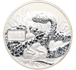 5 долларов 2013 года Токелау «Восточный календарь — Год Змеи» — Фото №1