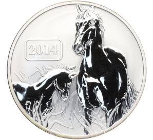 5 долларов 2014 года Токелау «Восточный календарь — Год Лошади» — Фото №1
