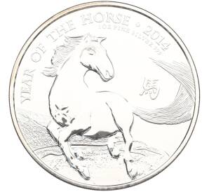 2 фунта 2014 года Великобритания «Китайский гороскоп — Год Лошади» — Фото №1