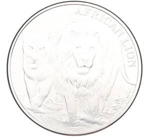 5000 франков 2016 года Республика Конго «Африканский лев» — Фото №1