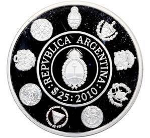 25 песо 2010 года Аргентина «Иберо-Американская серия — Патакон» — Фото №2