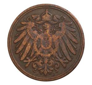 1 пфенниг 1898 года J Германия — Фото №2