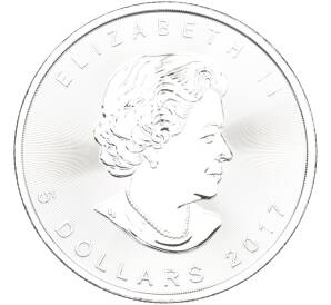 5 долларов 2017 года Канада «Кленовый лист» — Фото №2