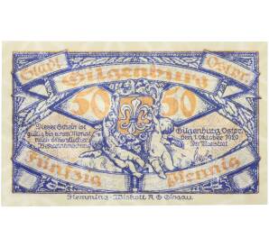 50 пфеннигов 1920 года Германия — город Гильгенбург (Нотгельд) — Фото №1