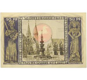 50 пфеннигов 1921 года Германия — город Брауншвейг (Нотгельд) — Фото №2