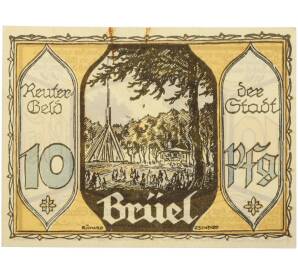 10 пфеннигов 1922 года Германия — город Брюэль (Нотгельд) — Фото №1