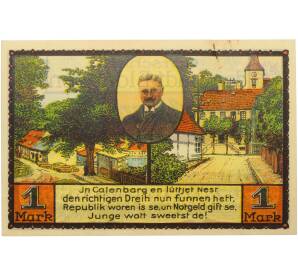 1 марка 1921 года Германия — город Эльдагзен (Нотгельд) — Фото №1