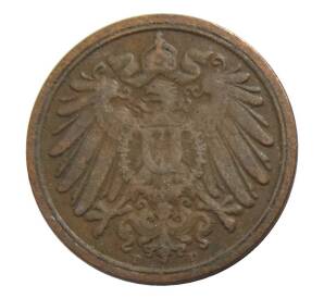 1 пфенниг 1907 года D Германия — Фото №2