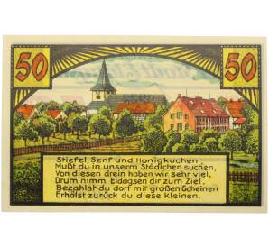 50 пфеннигов 1921 года Германия — город Эльдагзен (Нотгельд) — Фото №1