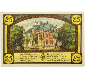 25 пфеннигов 1921 года Германия — город Эльдагзен (Нотгельд) — Фото №1