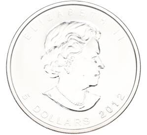 5 долларов 2012 года Канада «Кленовый лист» — Фото №2