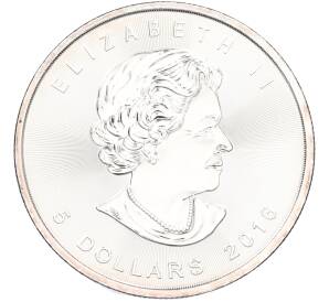 5 долларов 2016 года Канада «Кленовый лист» — Фото №2