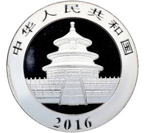 10 юаней 2016 года Китай «Панда» — Фото №2