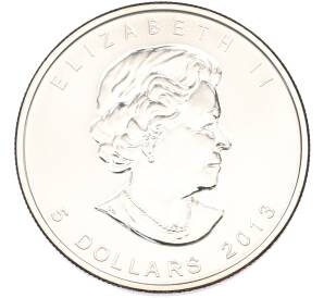 5 долларов 2013 года Канада «Кленовый лист» — Фото №2