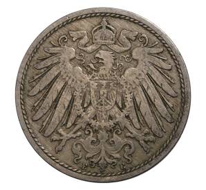 10 пфеннигов 1899 года E Германия — Фото №2