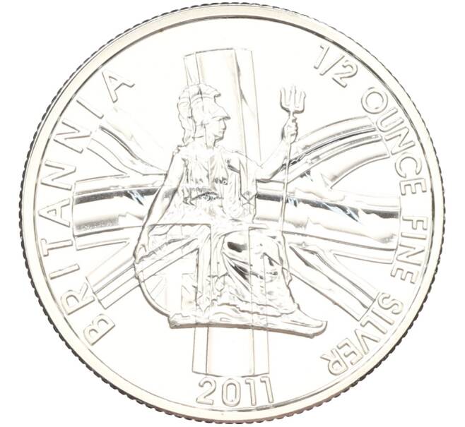Монета 1 фунт 2011 года Великобритания «Британия» (Артикул: K10-14572) — Фото №1