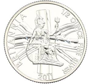 1 фунт 2011 года Великобритания «Британия» — Фото №1